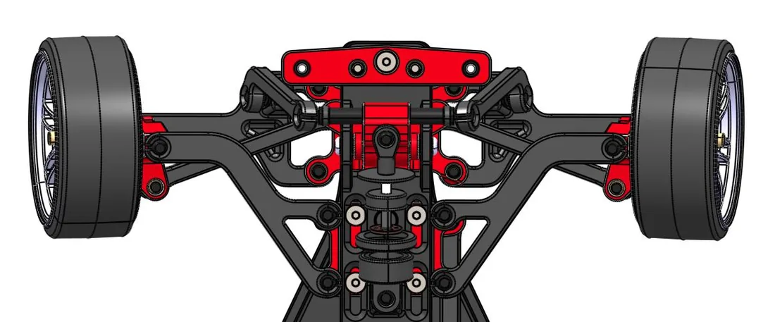 XP2 front mono-shock suspension